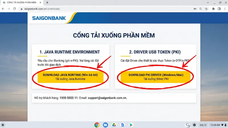 4 bước đăng ký Internet Banking Saigonbank tại quầy.