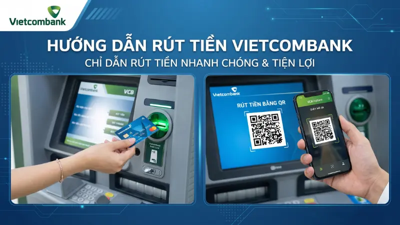 Giao dịch quét mã QR đồng bộ giữa camera điện thoại và màn hình máy ATM mang lại sự tiện lợi vượt trội.