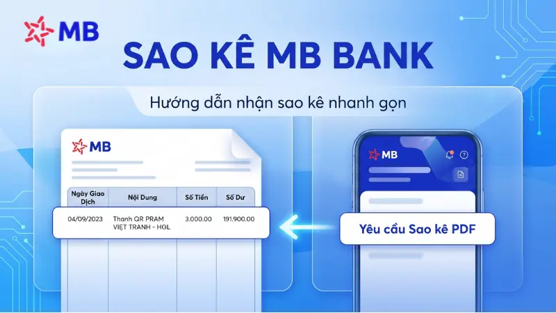 Các cách tra cứu sao kê MB Bank nhanh chóng, minh bạch.