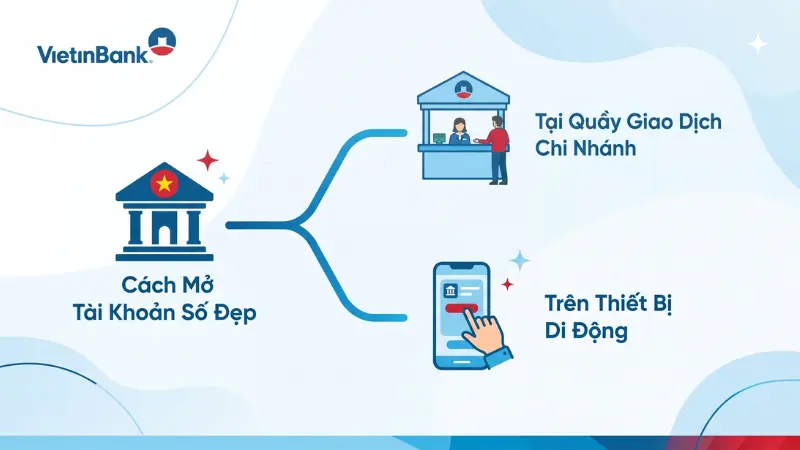 Ngân hàng đã số hóa gọn nhẹ quy trình, cho phép khách hàng lựa chọn đăng ký trực tiếp tại chi nhánh hoặc thao tác trực tuyến trên thiết bị di động