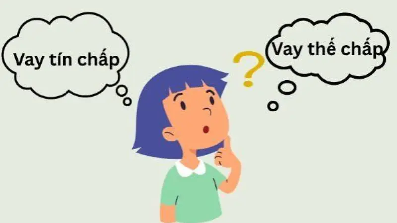 Bảng so sánh vay tín chấp và thế chấp tại MSB.