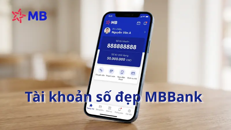 Tài khoản số đẹp MB Bank thể hiện đẳng cấp chuyên nghiệp khi giao dịch.