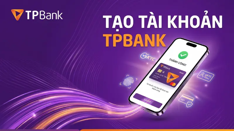 Điều kiện tạo tài khoản TPBank online bằng eKYC.