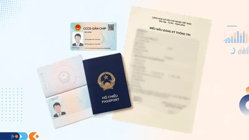 Khách hàng cần chuẩn bị sẵn bản gốc giấy tờ tùy thân để giao dịch viên đối chiếu khi thực hiện thủ tục tại quầy.