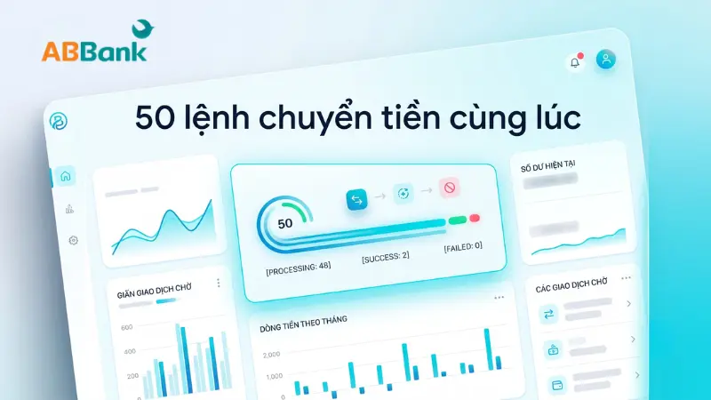 Tiện ích xử lý chuyển khoản tự động cho doanh nghiệp.