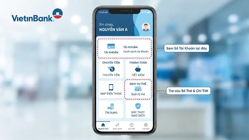 Ứng dụng điện thoại cho phép bạn dễ dàng kiểm tra số dư khả dụng và toàn bộ lịch sử giao dịch phát sinh hoàn toàn miễn phí.