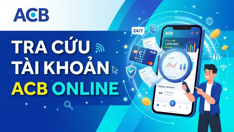 Xem số dư trực tiếp trên ứng dụng ACB One.