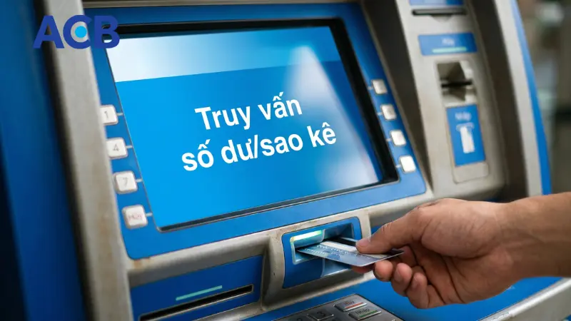 Kiểm tra số dư qua cổng Internet Banking ACB