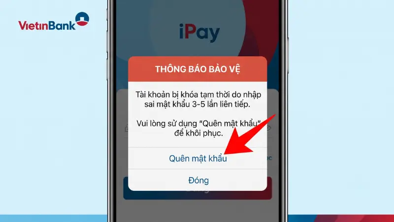 Hệ thống sẽ ngay lập tức kích hoạt cơ chế khóa bảo vệ nếu người dùng nhập sai mật khẩu vượt quá 3 đến 5 lần.