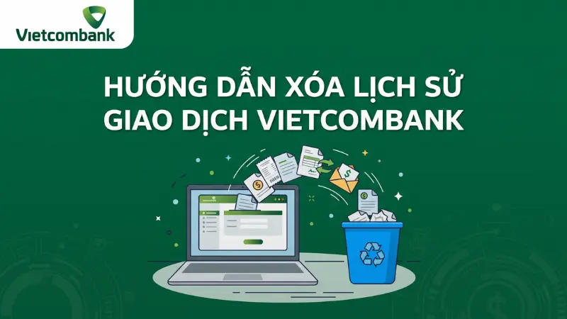 Bạn không thể xóa hoàn toàn dữ liệu giao dịch gốc trên hệ thống Core Banking của Vietcombank.