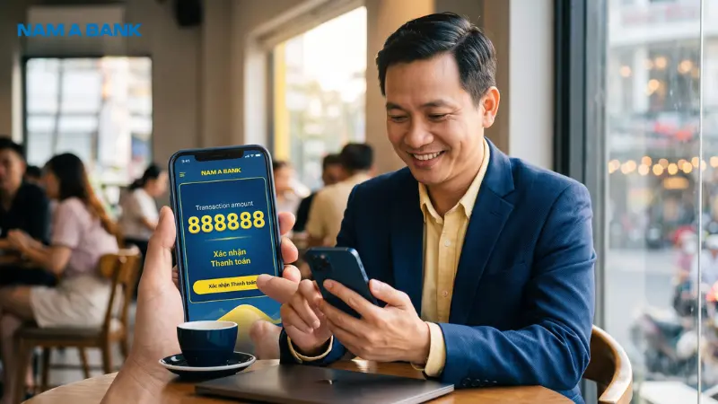 Tài khoản số đẹp Nam A Bank giúp doanh nghiệp thu hút tài lộc